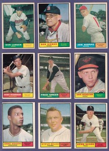 1961 Topps Baseball (177-264) * You Pick * Conditions Listed