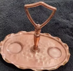Gregorian Copper Salt & Pepper Shaker Tray - Picture 1 of 4