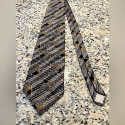 Corbata Balmain de seda vintage Foto 1 de 3