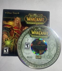 World of Warcraft Burning Crusade Vintage PC Game Computer Disc 2 ONLY - Picture 1 of 2