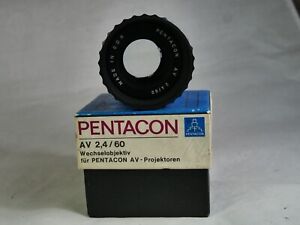 Pentacon AV 60 mm 1:2,4 projection lens with BOX
