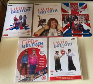 LITTLE BRITAIN  DVD COLLECTION SERIES 1 & 2 COMIC RELIEF / LIVE (sealed) / GAME - Imagen 1 de 1