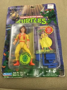 1994 Playmates Teenage Mutant Ninja Turtles TMNT - April O'Neil mit Karte NEU - Bild 1 von 2