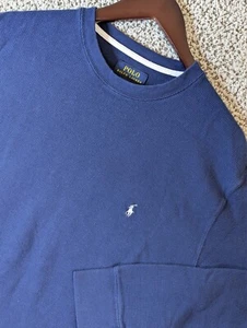 Polo Ralph Lauren Camicia Uomo XL Waffle Maglia Termica Manica Lunga Base Strato Casual - Foto 1 di 9