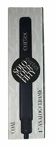 Cortex Solo Four Fifty 1" Analog Ceramic Hair Straightener Black Coal Ionic Dual - Picture 1 of 10