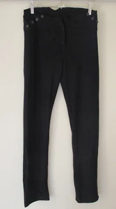 TOKITO WOMENS STRAIGHT ANKLE PANTS STRETCH Size 14 Black Winter Weight - Picture 1 of 6