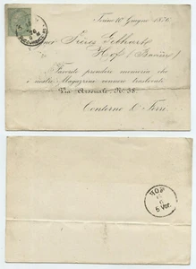 69853 - Italien - Postkarte - Torino 10.6.1876 nach Hof - Picture 1 of 1
