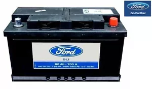 BATTERIA, 700A, 80 AH, ORIGINALE FORD - Imagen 1 de 2