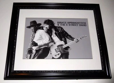 Framed Bruce Springsteen Born to Run Mini-Poster, 14" by 17" Clarence Clemons - Image 1 of 3
