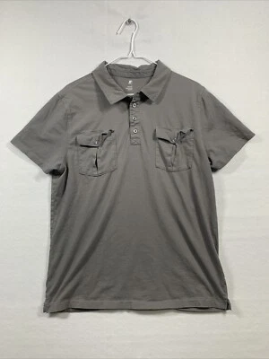 J.Ferrar Mens Size Large Gray Polo Shirt - Image 1 of 4