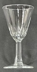 Lote de 6 vasos cordiales de aperitivo de vidrio corte francés - 3,5" de alto marcado franco - Imagen 1 de 10