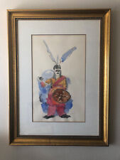 1989 Watercolor Painting by Ardeshir Mohasses (1938-2008) - 36H x 26W