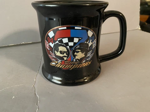 Richard Petty Dale Earnhardt 7 Time NASCAR Winston Cup Champions Mug Cover