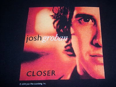 JOSH GROBAN--2004 CLOSER TOUR t shirt--original licensed--(XL)  - Image 1 of 4