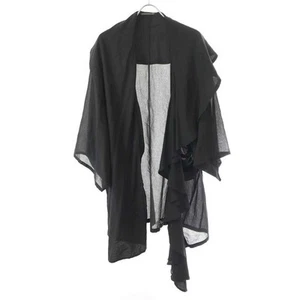 Yohji Yamamoto Collections 24SS Cotton Chiffonf Draped Coat Used MESC-0 - Picture 1 of 6
