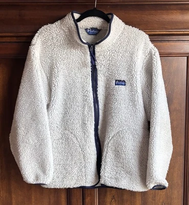 Vintage 90s Penfield Medium Deep Pile Sherpa Fleece Jacket USA Flaw - Image 1 of 4