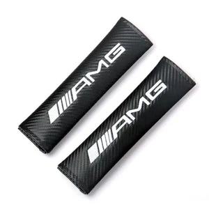 For mercedes-benz AMG 2PC Soft Plush Car Seat Belt Cover Shoulder Pads Protector - Picture 1 of 5