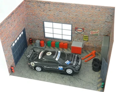 Model car display Diorama kit SIZE 1:24 Brick auto service garage Scale 1/24 - Image 1 of 4