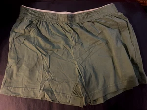 Unbranded Uber Soft Mens Short Lounge NWOT pockets US sz Small  (China L)  Green - Picture 1 of 3