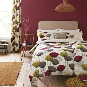 Sanderson Optionen Pusteblume Uhren Bettbezug Set Double schwarze Johannisbeere - Bild 1 von 2