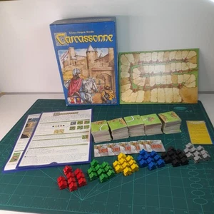 Carcassonne Board Game with River Expansion 2000 Edition Complete. - Picture 1 of 15