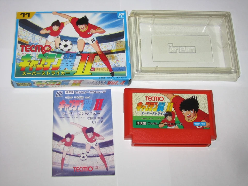 Captain Tsubasa II 2 Famicom NES Japan import + box manual CIB US Seller - Image 1 of 4
