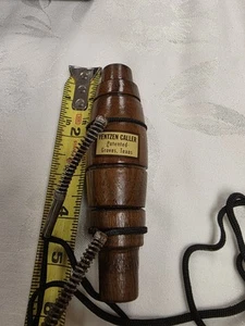 Vintage Yentzen Duck Call Double Reed Wood DUCK Caller Groves Texas Patentiert - Bild 1 von 17