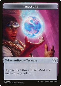 4x Ficha del Tesoro (Various Art) - Casi Nuevo - March of the Machine - SPARROW MAGIC - Imagen 1 de 1