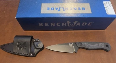 Benchmade 203BK-02 Dacian EDC фиксированное лезвие нож затемнения - новый - Изображение 1 из 4