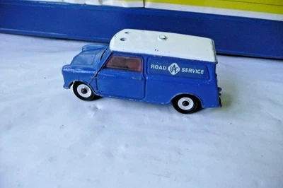 VINTAGE DINKY 273 RAC ROAD SERVICE PATROL MINI VAN 1965-69. (MISSING PARTS) - Image 1 of 4