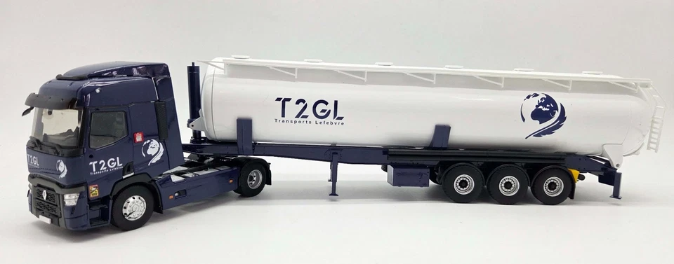 ELIGOR, RENAULT T 4x2 2021 con cisterna T2GL a 3 assi, 1/43,  ELI118565 - Immagine 1 di 1