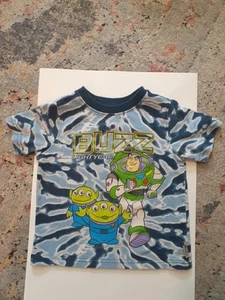 Buzz Lightyear Tee Shirt Tie Dye Blue 3T Disney Pixar - Picture 1 of 12