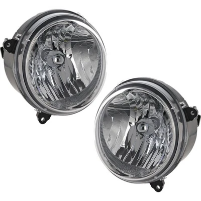 Driver and Passenger Side Headlights For Jeep Liberty 2005-2007 Halogen w/ Bulbs - Image 1 of 4