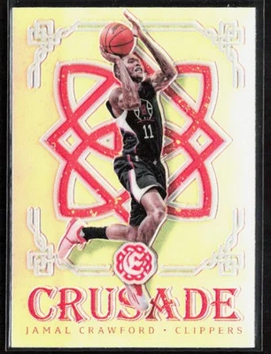 2016-17 Panini Excalibur JAMAL CRAWFORD Silver Prizm Crusade #76 Clippers QTY - Image 1 of 2