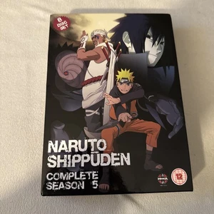 Naruto Shippuden Complete Season 5 Box Set 8 DVDs English VG Region 2 SHIPS FREE - Picture 1 of 11