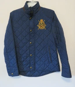 Chaqueta acolchada deportiva Ralph Lauren para mujer mediana County Riders Jockey Club Polo - Imagen 1 de 10