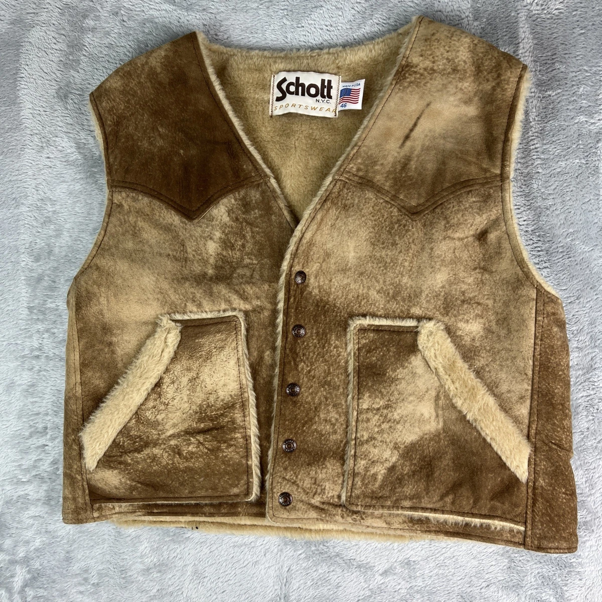 SCHOTT Vests for Men for Sale - Shop New & Used - eBay