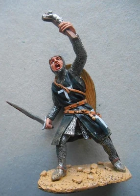 KING AND COUNTRY LES CROISADES  CHEVALIER AVEC CRUCIFIX MK023 SP RETIRE - Photo 1/4