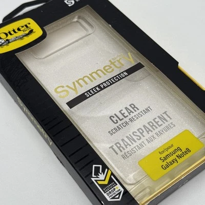 Capa Samsung Galaxy Note 8 OtterBox transparente glitter simetria material duplo - Imagem 1 de 4