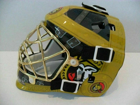 Ottawa Senators Mini Goalie Mask Helmet Franklin Sports BRAND NEW! Cover