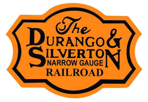 Durango & Silverton Narrow Gauge Railroad Metal Sign In Orange 12x8.5 - Image 1 of 1
