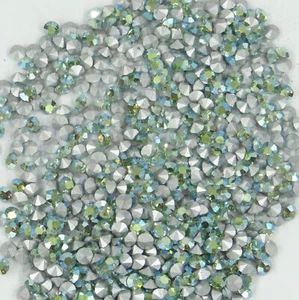 1100 SS19 PX * 72 Swarovski Strasssteine konischer Boden 1100 SS19 (4,5mm) PERIDOT AB - Bild 1 von 4