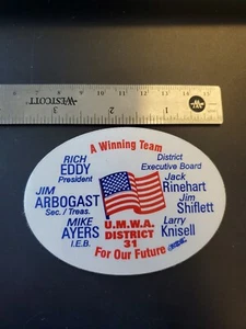 UMWA District 31 Coal Mining Sticker Decal - Picture 1 of 3