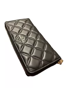 Neu mit Etikett Kate Spade Natalia gesteppte große kontinentale Geldbörse Leder in schwarz $ 249 - Bild 1 von 7