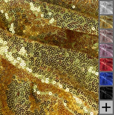 Pailletten Stoff Meterware - ca. 150 cm Breite - Glitzer Dekostoff B-Ware - Bild 1 von 2