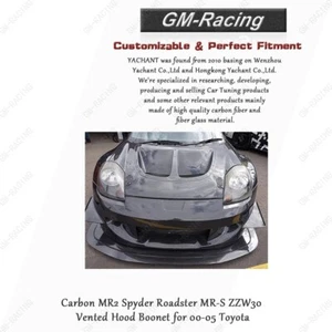 Carbon MR2 Spyder Roadster MR-S ZZW30 Vented Hood Boonet for 00-05 Toyota - Picture 1 of 10