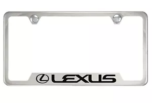 Chrome License Plate Frame For Lexus - Foto 1 di 1