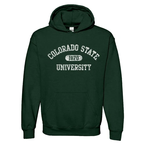 Colorado State Rams Athletic Arch Hoodie - Forest Cover