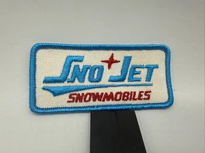 Sno Jet Motos de Nieve Parche Vintage Bordado Sombrero Chaqueta Abrigo Nación - Imagen 1 de 3