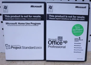 MICROSOFT OFFICE XP Professional Pro & Project Standard License 2002 & 2003 USA - Picture 1 of 4